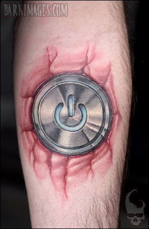 Power symbol tattoos are