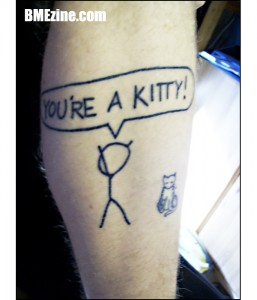 xkcd You're a kitty tattoo