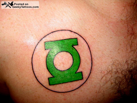 Green Lantern tattoo