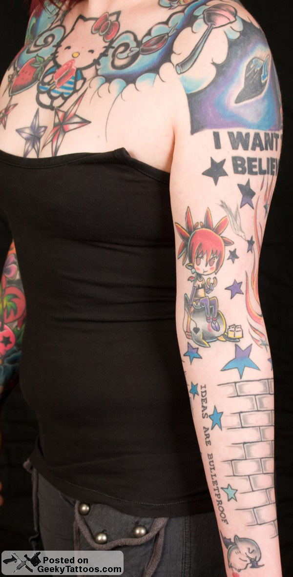 Kylee is no stranger to Geeky Tattoos You might remember her Boba Fett