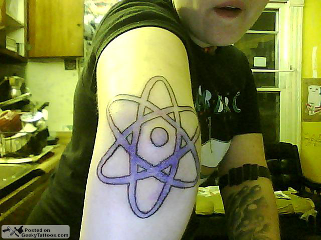 elbow tattoos. atomic elbow tattoo.