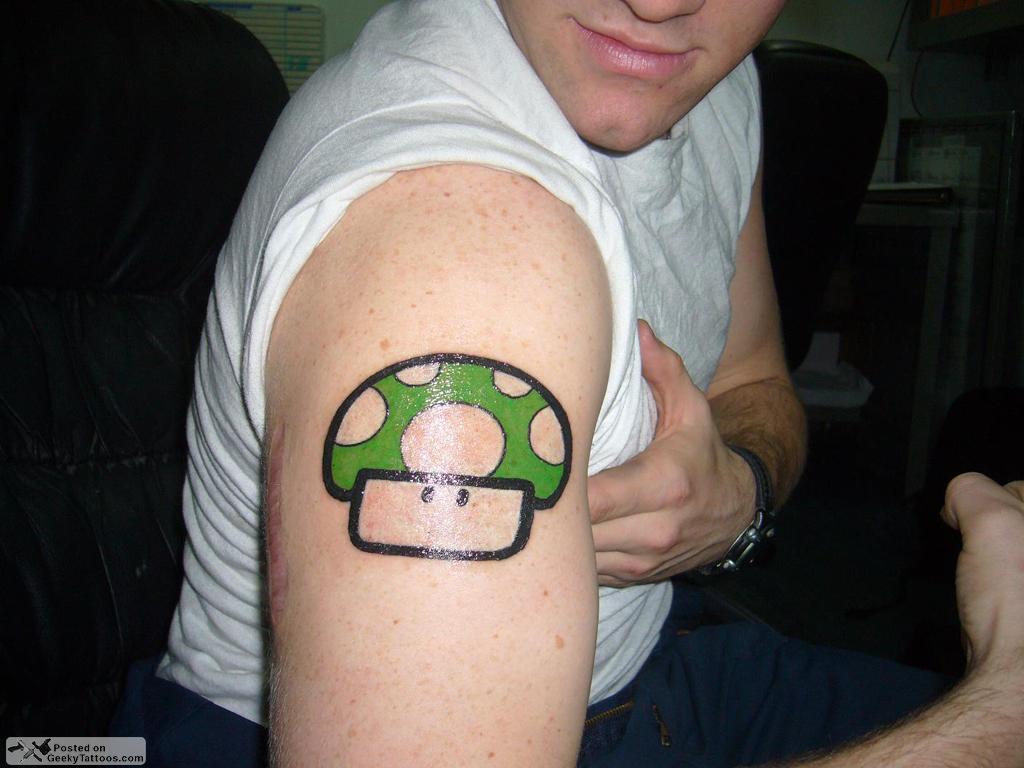 Felipes Megaman tattoo
