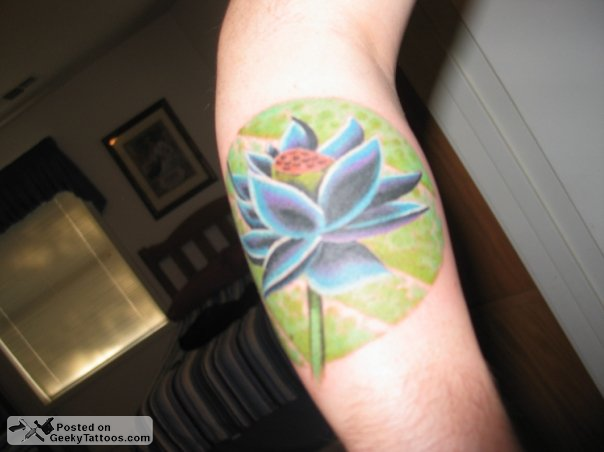 black lotus tattoo. Block Lotus Tattoo