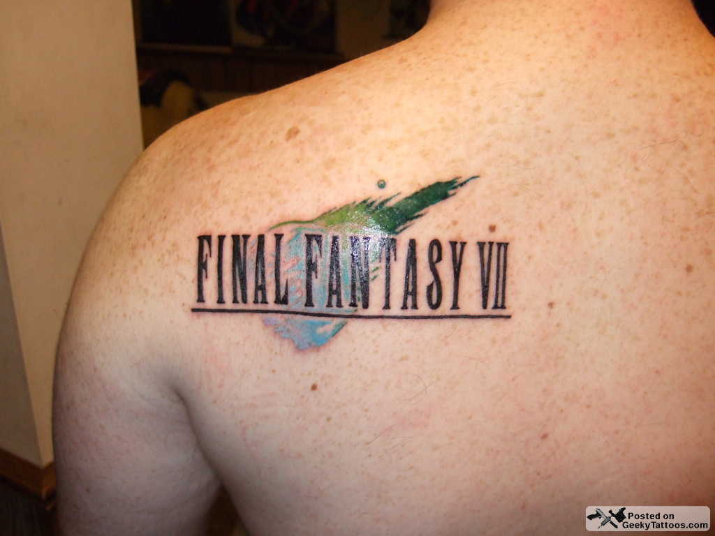 Final Fantasy VII Tattoo – GeekyTattoos