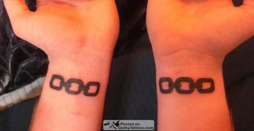 Bioshock and Umbrella Corp tattoos by Ink Rush Tattoo