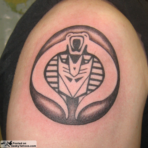 Cobra Decepticons Tattoo