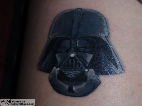 Chelsea's the proud owner of the Darth Vader thigh tattoo you see above