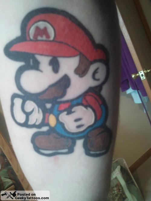 Paper Mario and Final Fantasy Tattoos