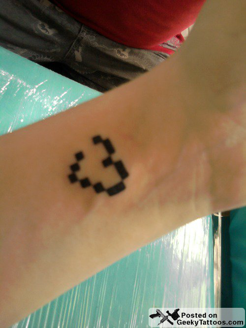 Pixel tattoos are one of my favorites Probably because I remember back in