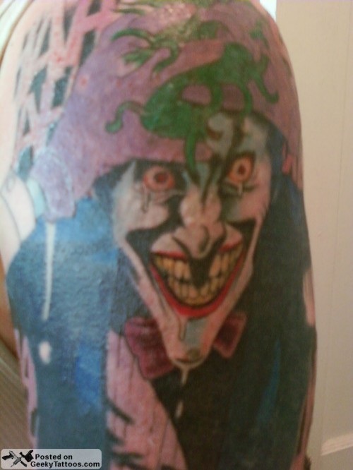 I got the joker tattoo because
